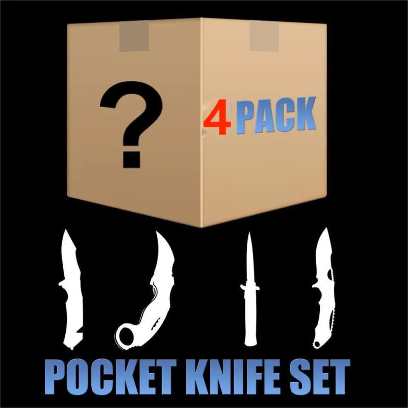 Mystery 1/2/4/8 Bag Pocket Knife