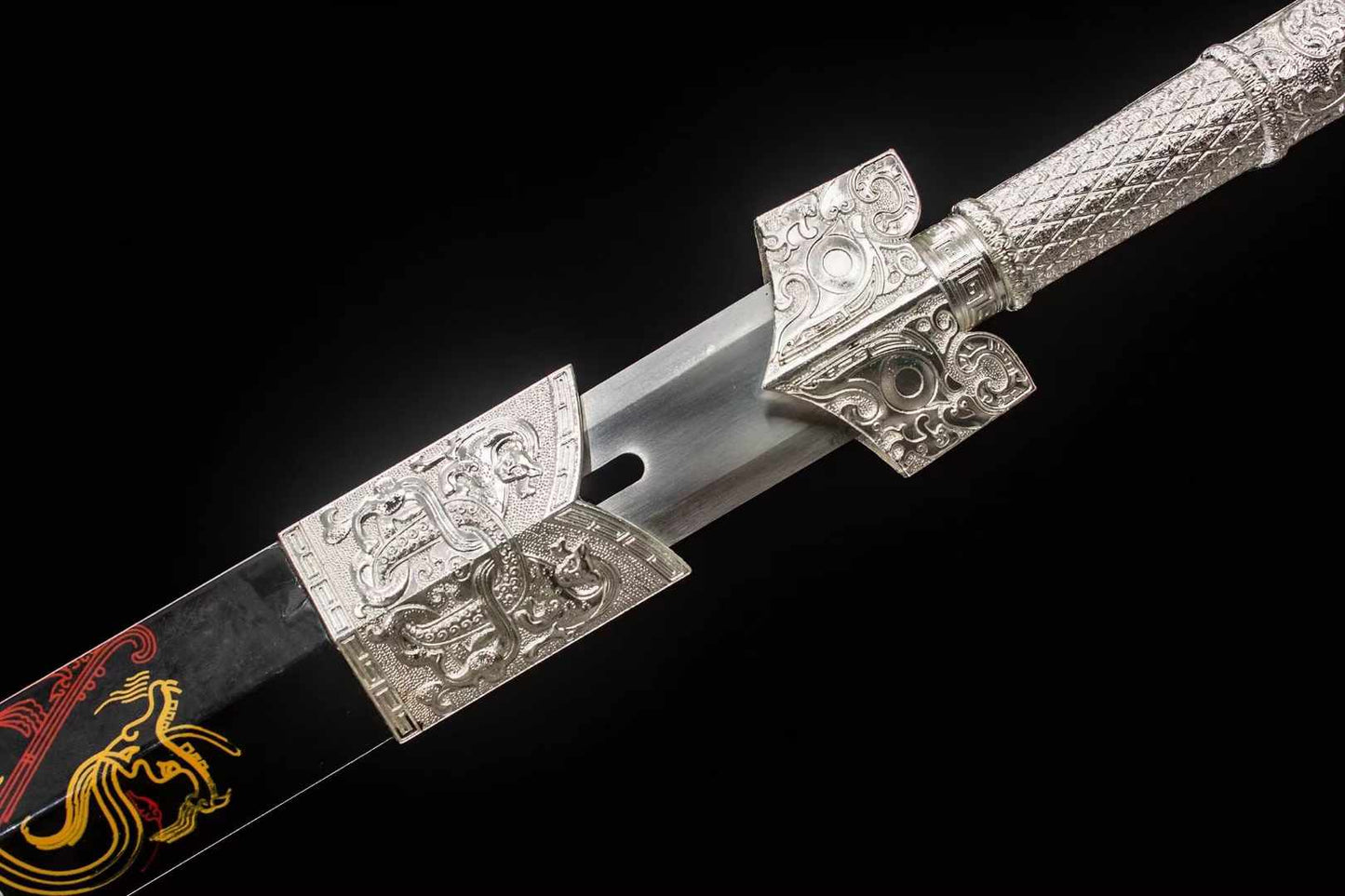 Northern Abyss Lacquered Scabbard Openwork Han Sword