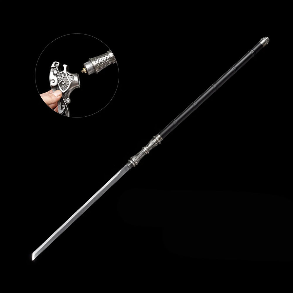 Tactical Cane Sword – Dual-Head Convertible Design