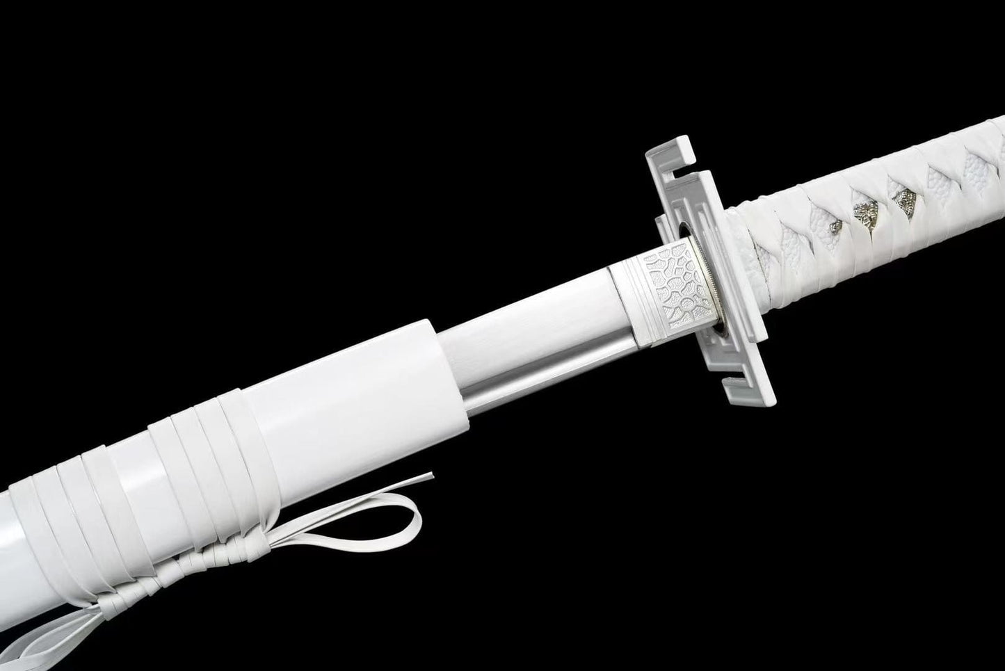 Hand Forged Anime Bleach Ichigo Bankai Sword Tensa Zangetsu Hand Polished Spring Steel