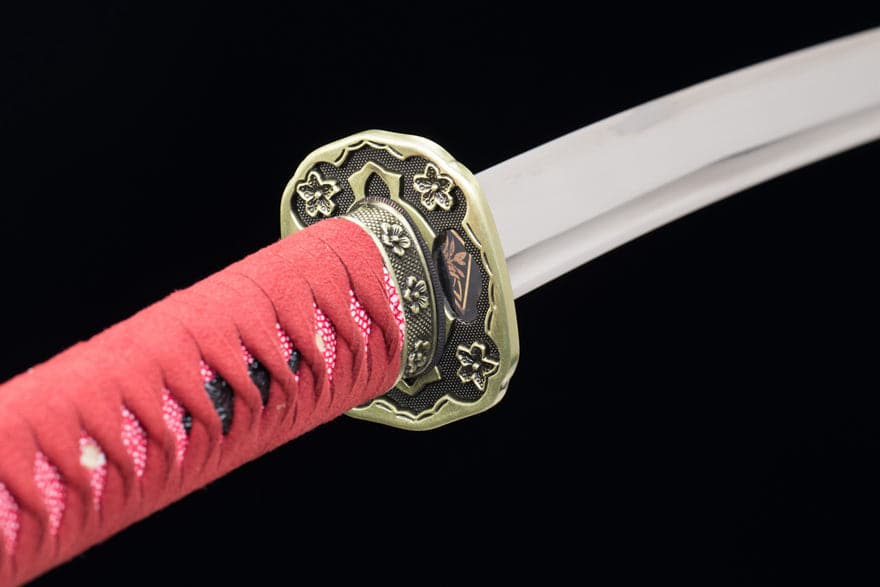 Hand Forged Anime Katana Undead Cut(Thunderbolt)Charcoal quenching