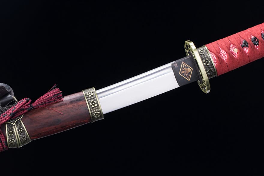 Hand Forged Anime Katana Undead Cut(Thunderbolt)Charcoal quenching