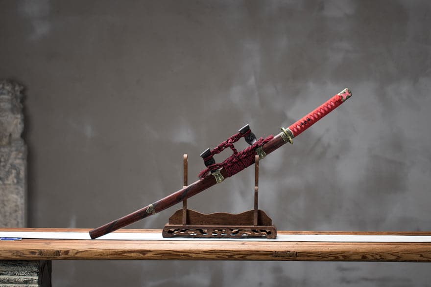 Hand Forged Anime Katana Undead Cut(Thunderbolt)Charcoal quenching