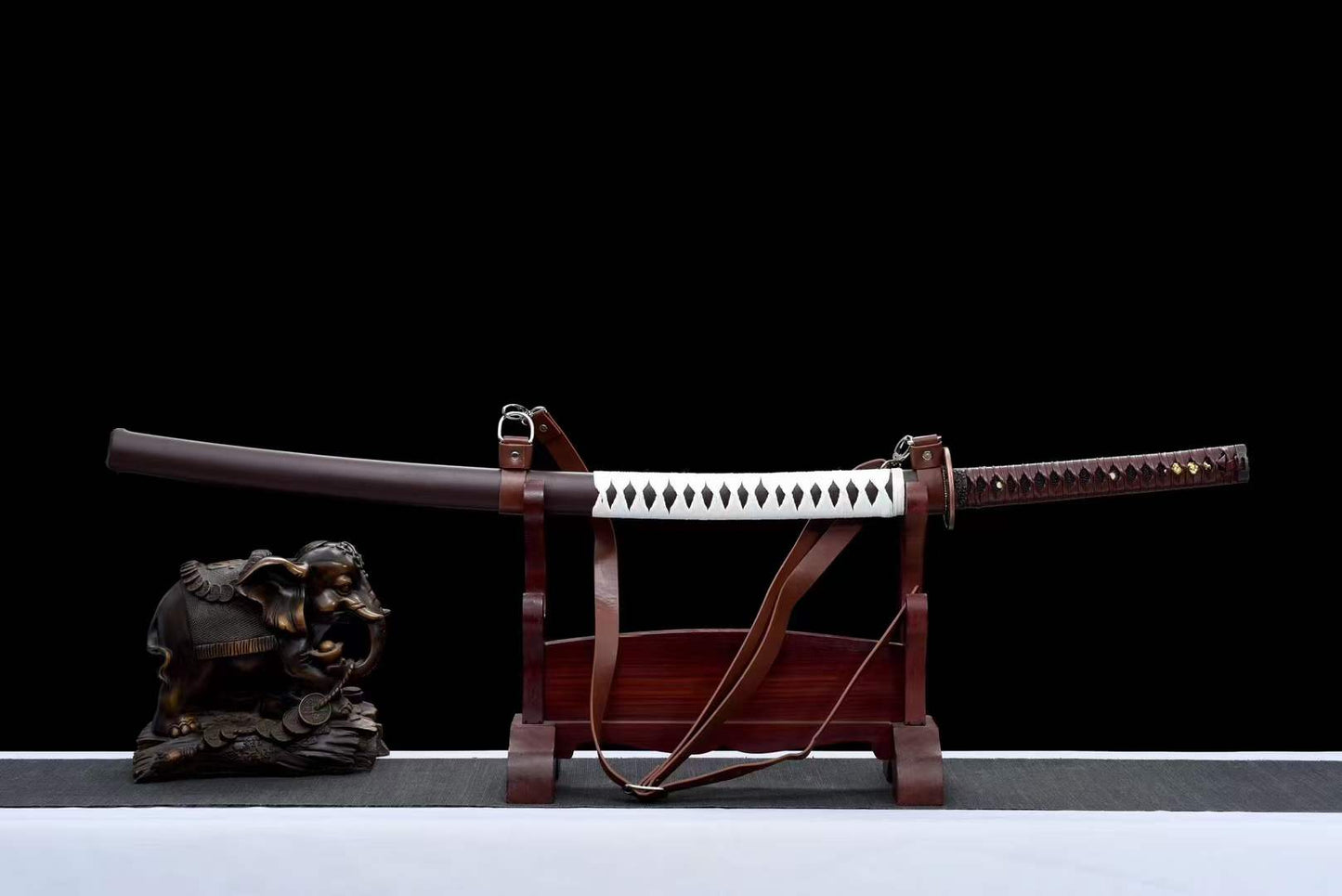 Hand Forged Anime Katana Walking Dead Mirror polishing