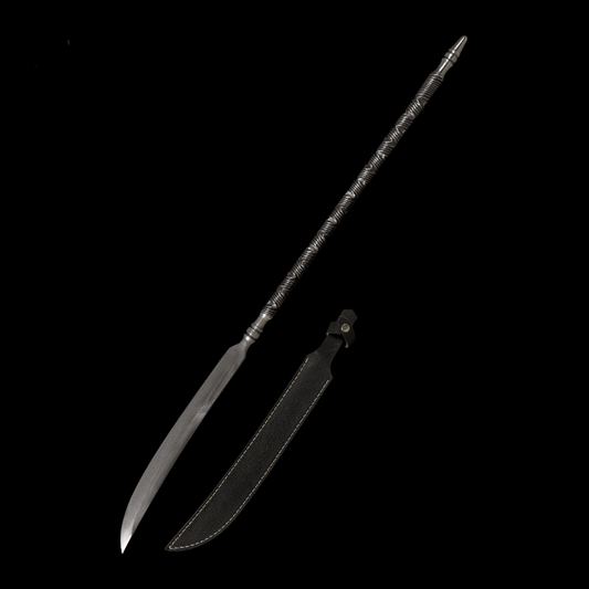 Handmade Warrior Pattern Steel One-piece Forging