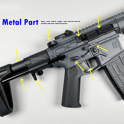 New SLR Precision Shooting Gel Blaster Fast Mode 11.1V Battery Recommended Age 18+