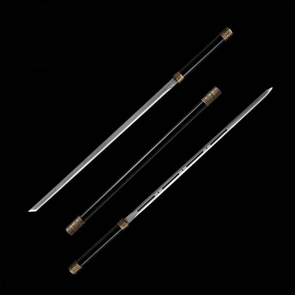 Shadow Veil Twin-Bladed Polearm