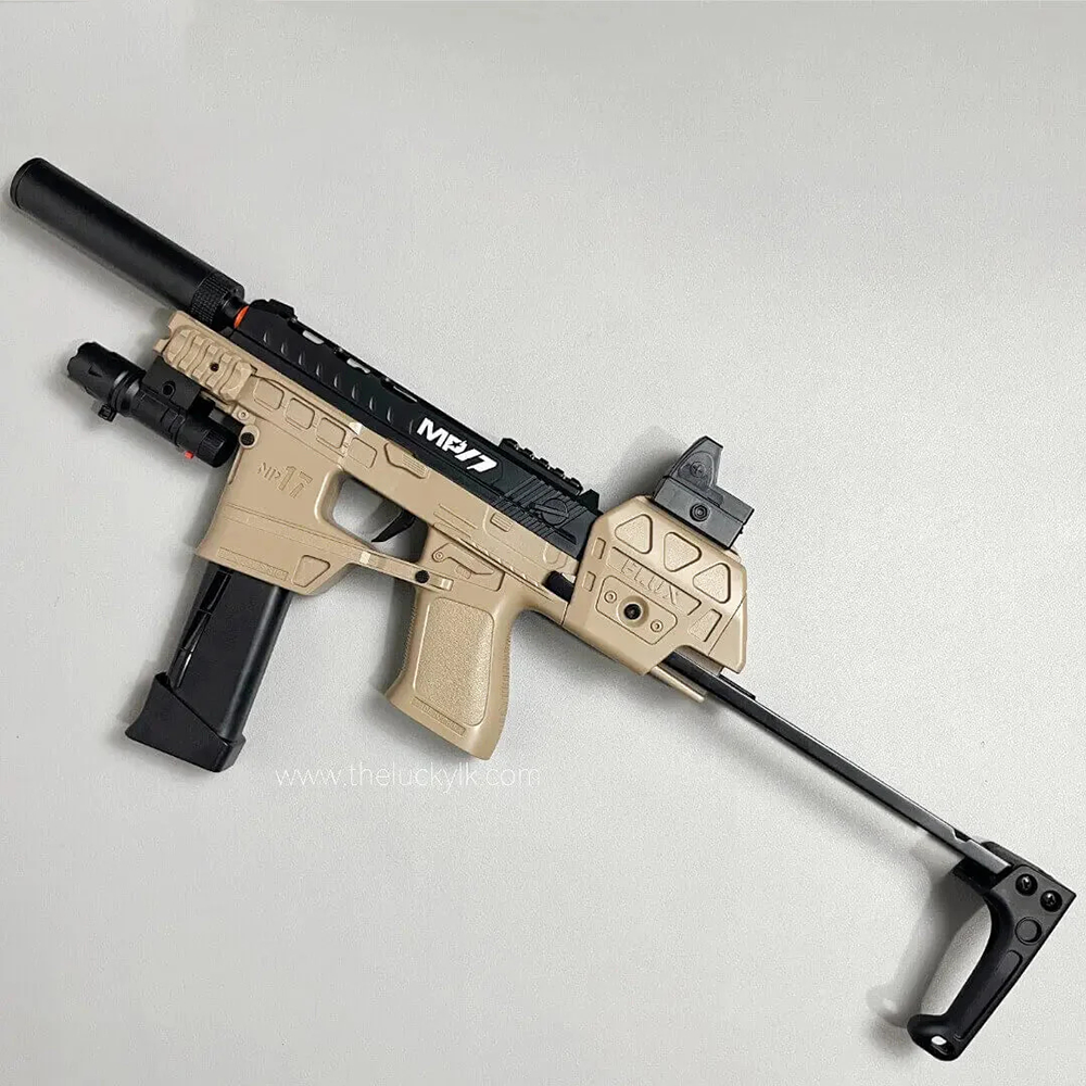 New Mp17 Gel Blaster With Metal Stock, Metal Rail