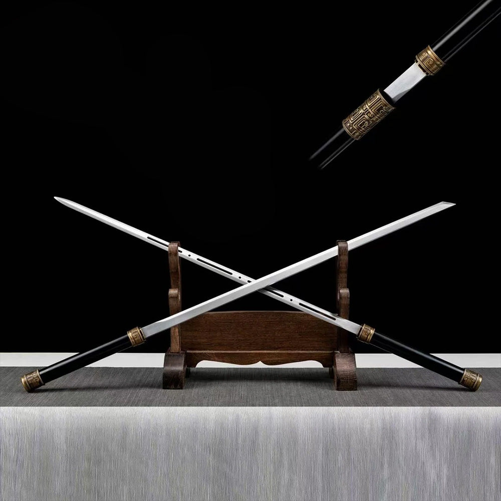 Shadow Veil Twin-Bladed Polearm