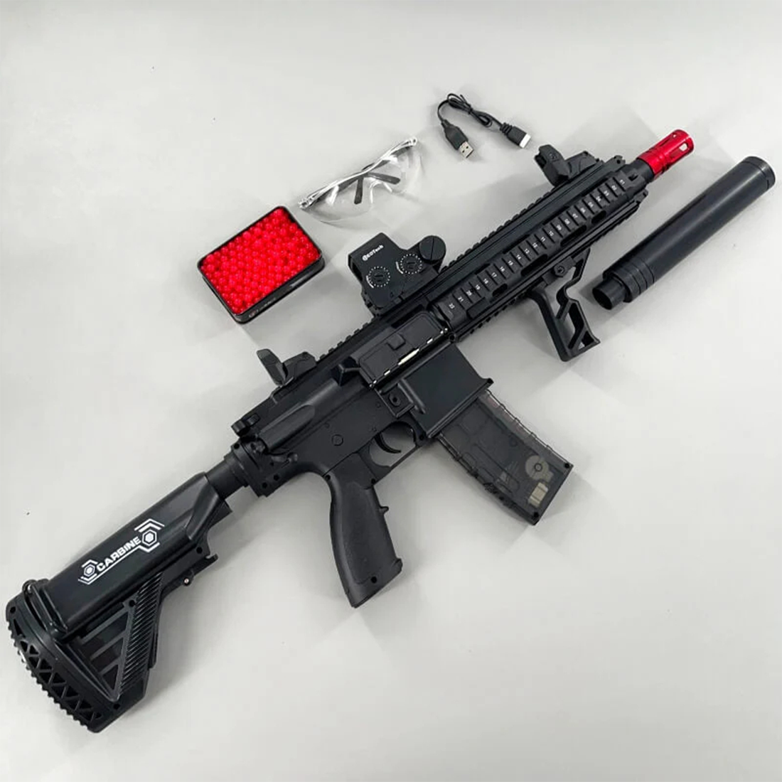 Exquisite Graffiti M416 Gel Blasters 25M Shoot Range With 2 Mags