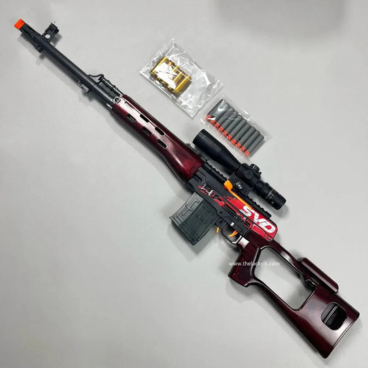 New SVD Sniper With  Exquisite Color Soft Bullet Gun Toy