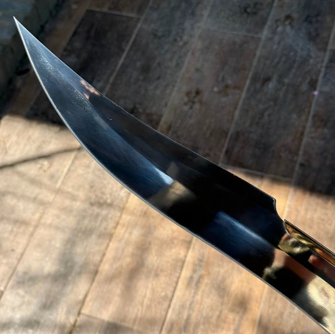 Mirror-Finish Spartan Combat Blade