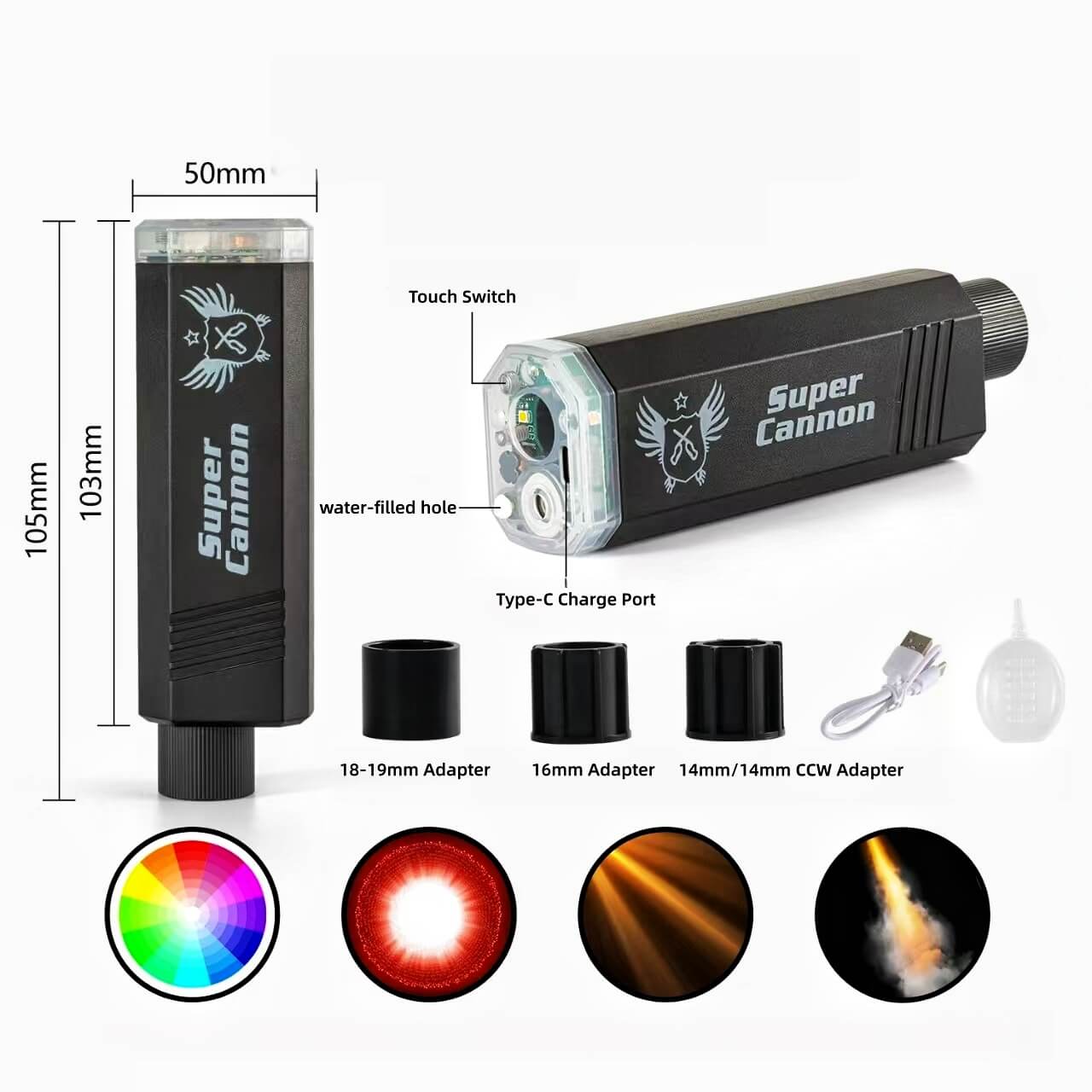 Nylon Plastic Smoke Silencer