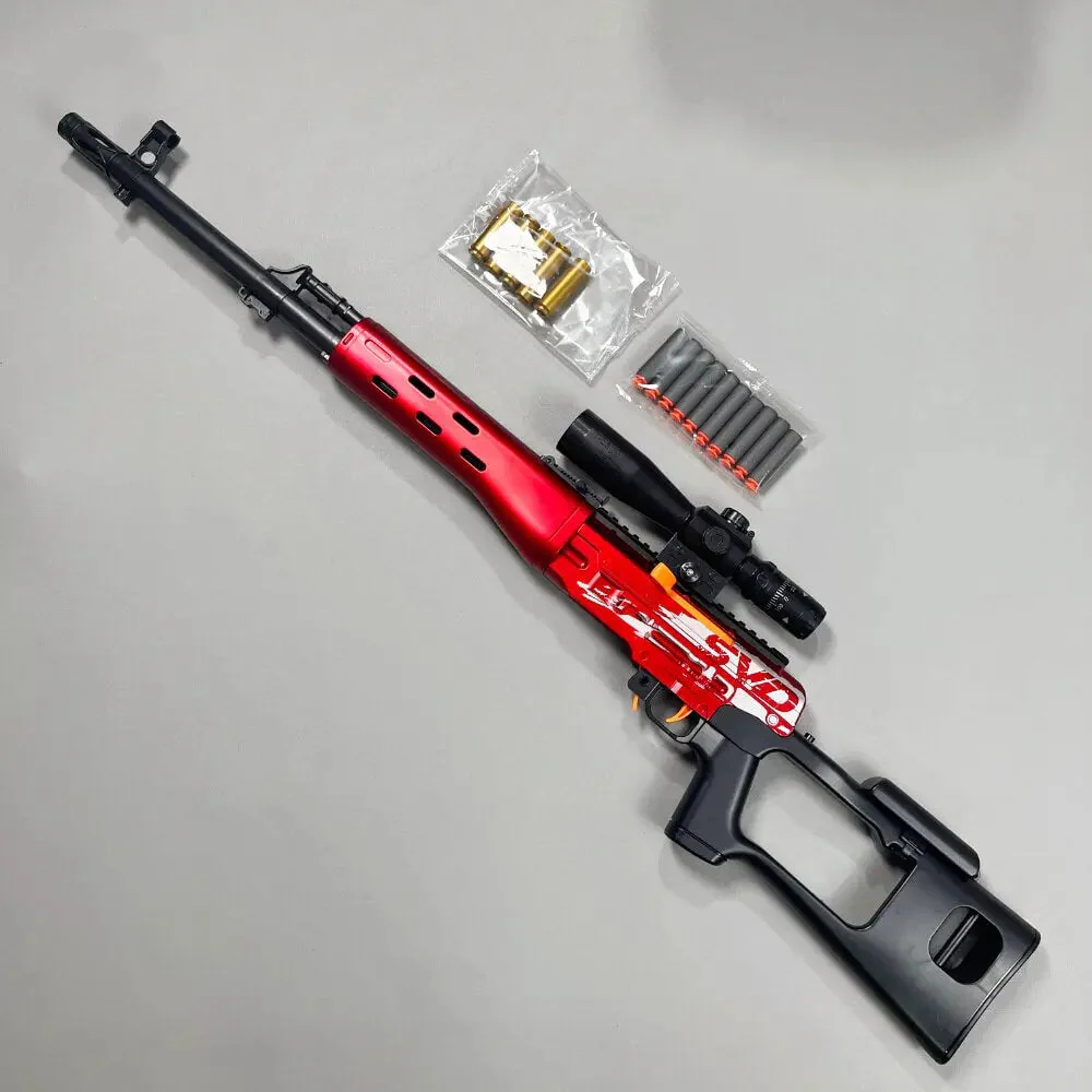 New SVD Sniper With  Exquisite Color Soft Bullet Gun Toy