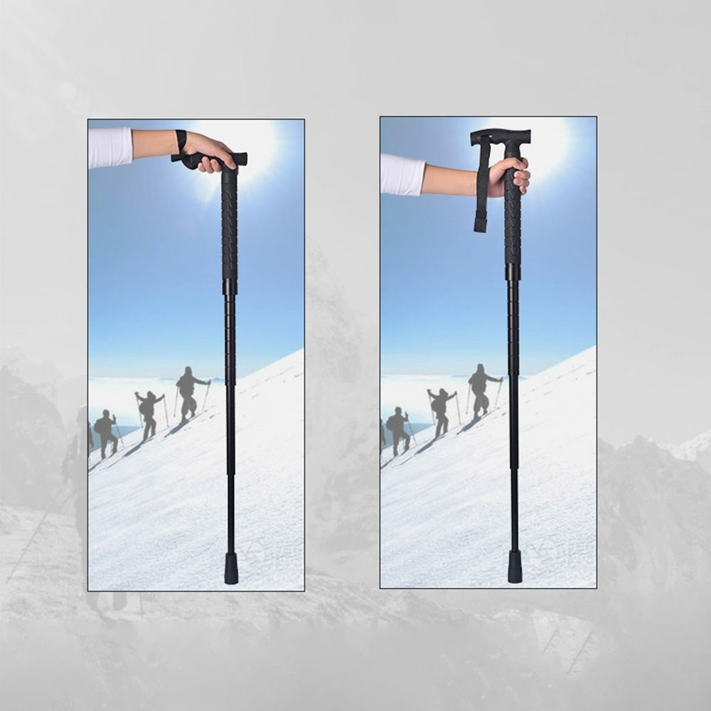 FOX Telescopic Hiking Pole with Self-Defense Baton