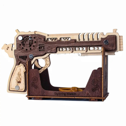 Space Sci-Fi Pistol  - Wooden DIY Toy