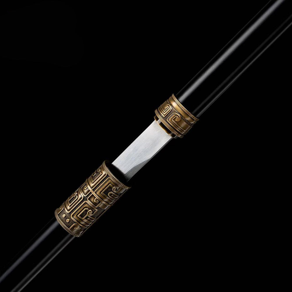 Shadow Veil Twin-Bladed Polearm