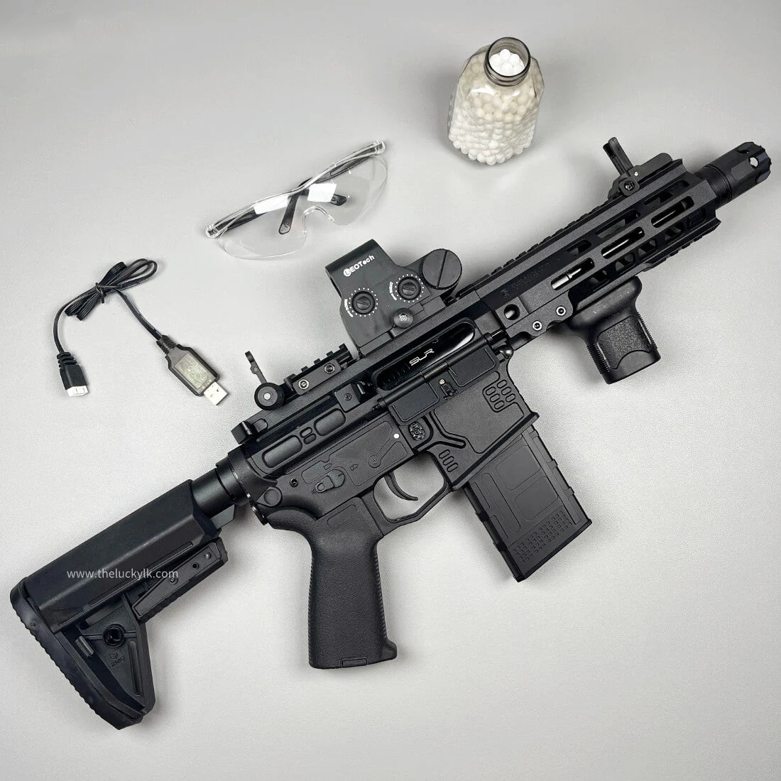 New SLR Precision Shooting Gel Blaster Fast Mode 11.1V Battery Recommended Age 18+