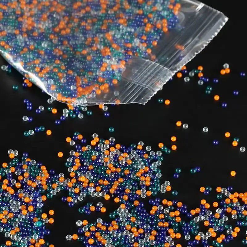 60,000 Gel Balls With Collapsible 600ml Gel Ball Quick-Loading Bottle