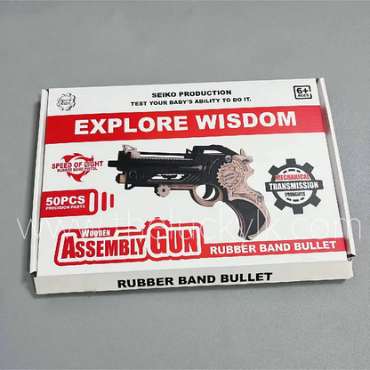 Space Sci-Fi Pistol  - Wooden DIY Toy