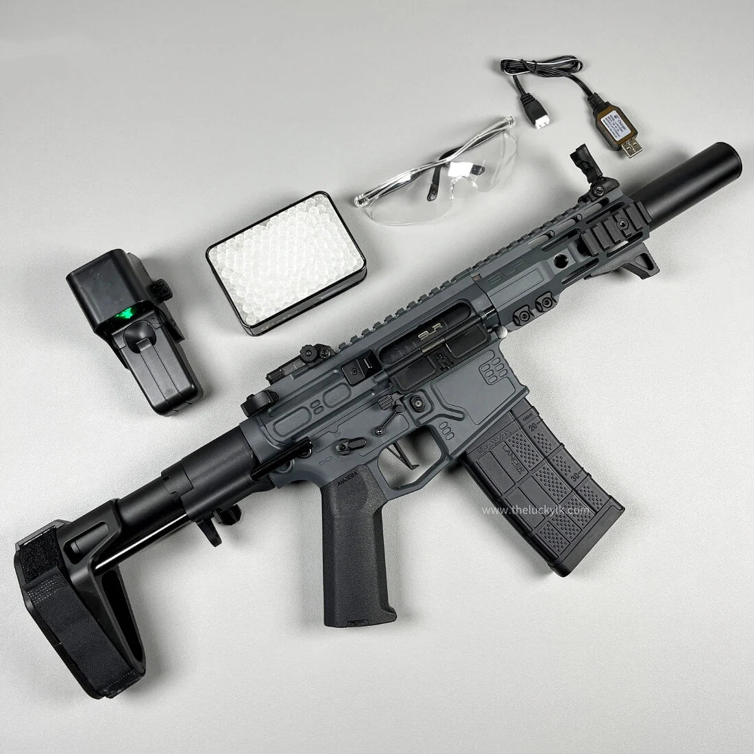 New SLR Precision Shooting Gel Blaster Fast Mode 11.1V Battery Recommended Age 18+