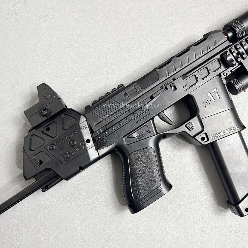 New Mp17 Gel Blaster With Metal Stock, Metal Rail