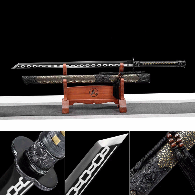 Black Gold Ancient Sword - Mighty Dragon Slayer