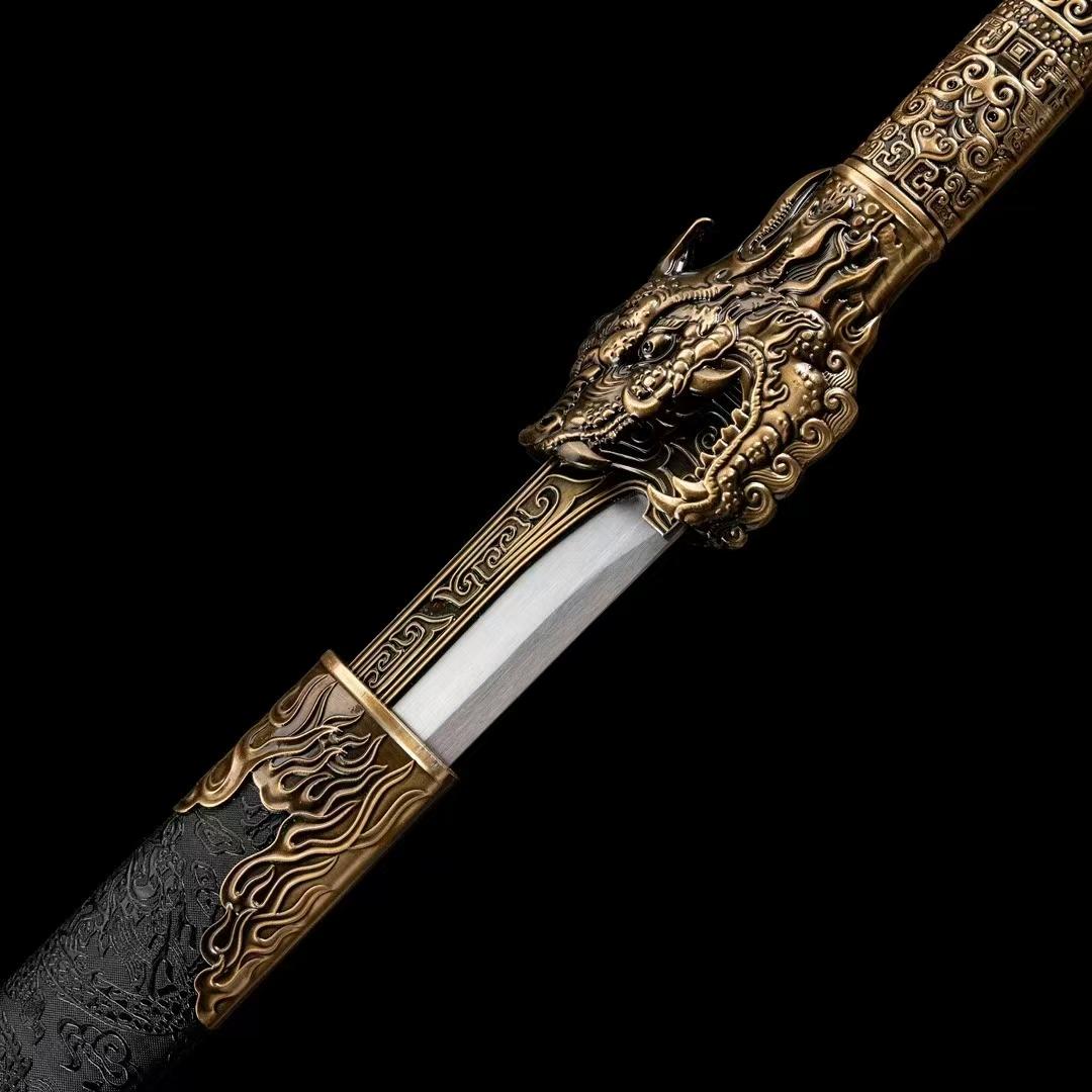 Handmade Ao Long Chinese Sword With High Manganese Steel