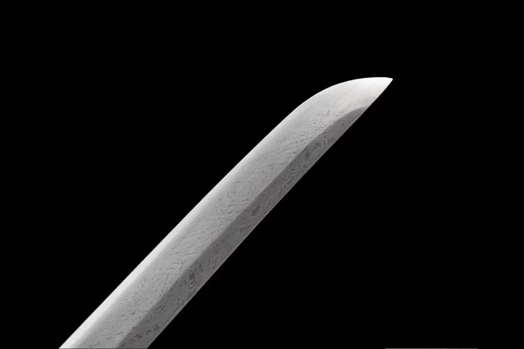 Damascus Samurai Katana [Auspicious Cloud Fighting Sword]