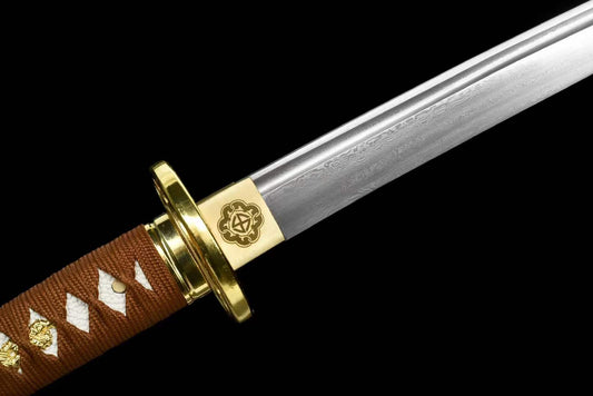 Hand Forged Anime Katana Himura Kenshin Reverse Blade Edition Pattern Steel