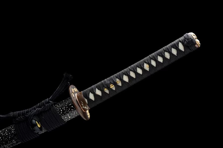 Hand Forged Japanese Samurai Katana Auspicious Clouds &Beasts T10 Turns the soil to burn blade