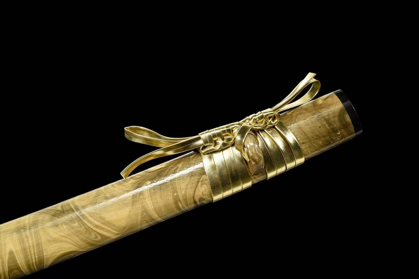 Hand Forged Japanese Samurai Katana Golden Snake High Manganese Steel Hand grinding