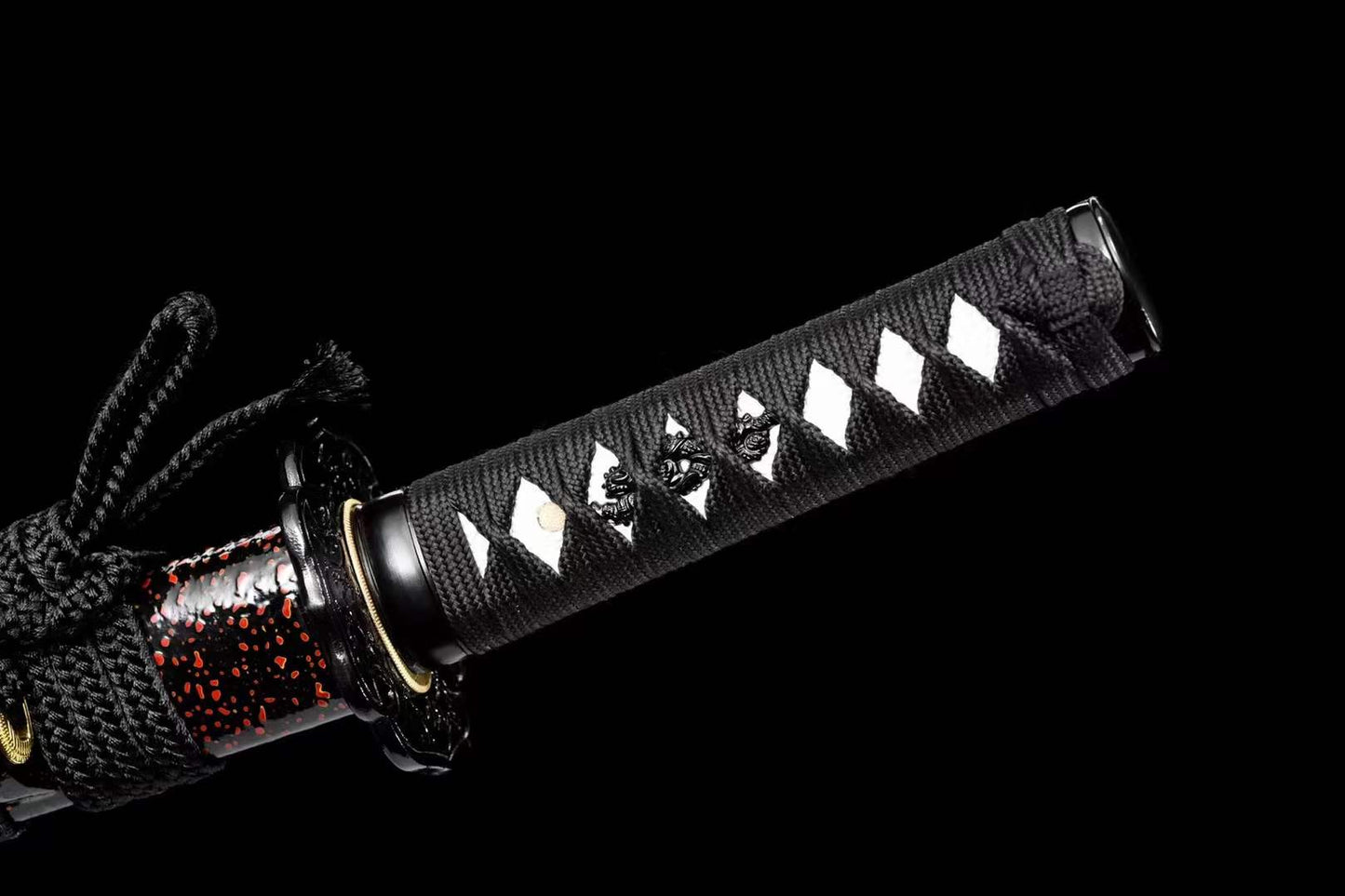 Hand Forged Japanese Tanto Naruto Short Sword T10 Turns the soil to burn blade