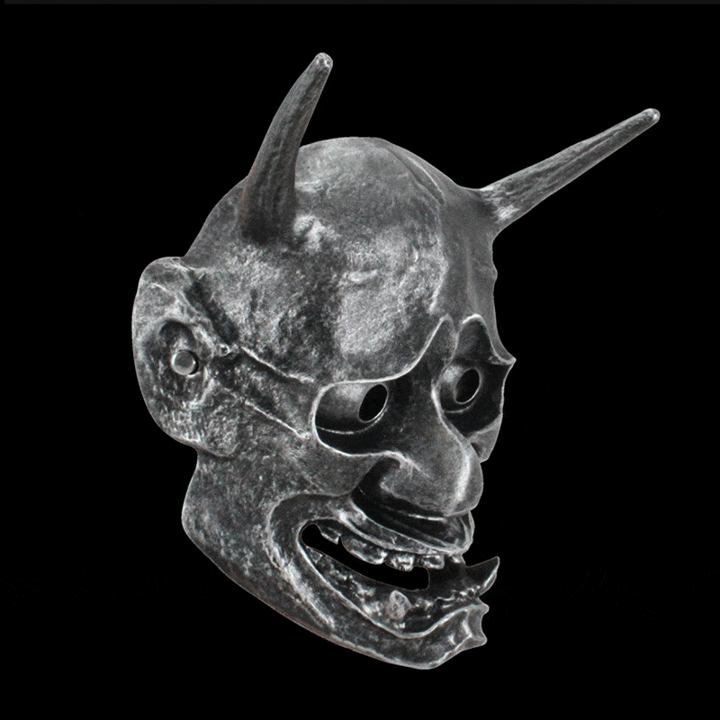 Hand-Made Japanese Hannya Devil Sushi Resin Oni Mask