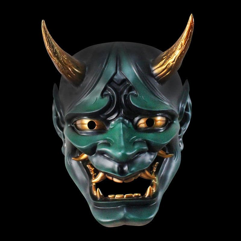 Hand-Made Japanese Hannya Hundred Ghosts at Night  Oni Mask