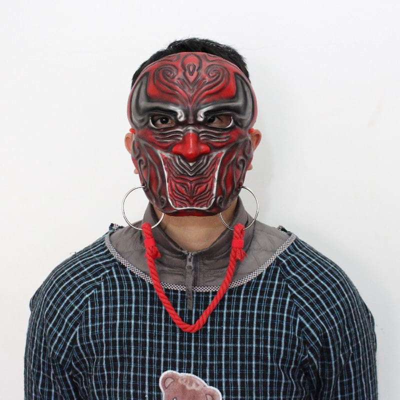 Hand-Made Painting the bad people Resin Mask