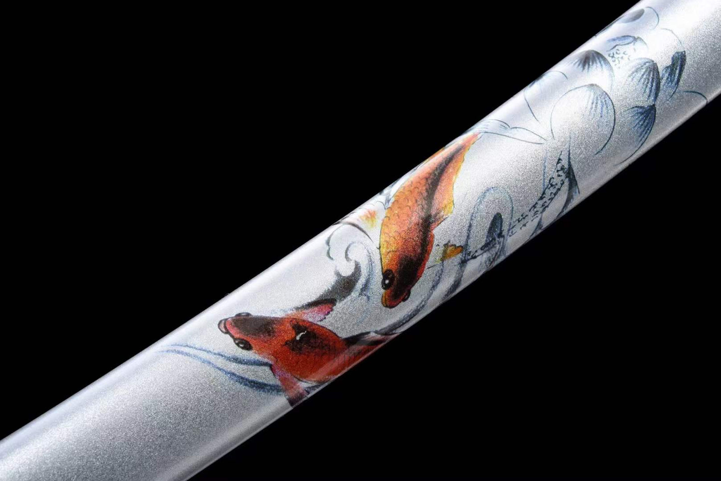 Handmade Japanese Wakizashi 魚 Short Sword Manganese Steel