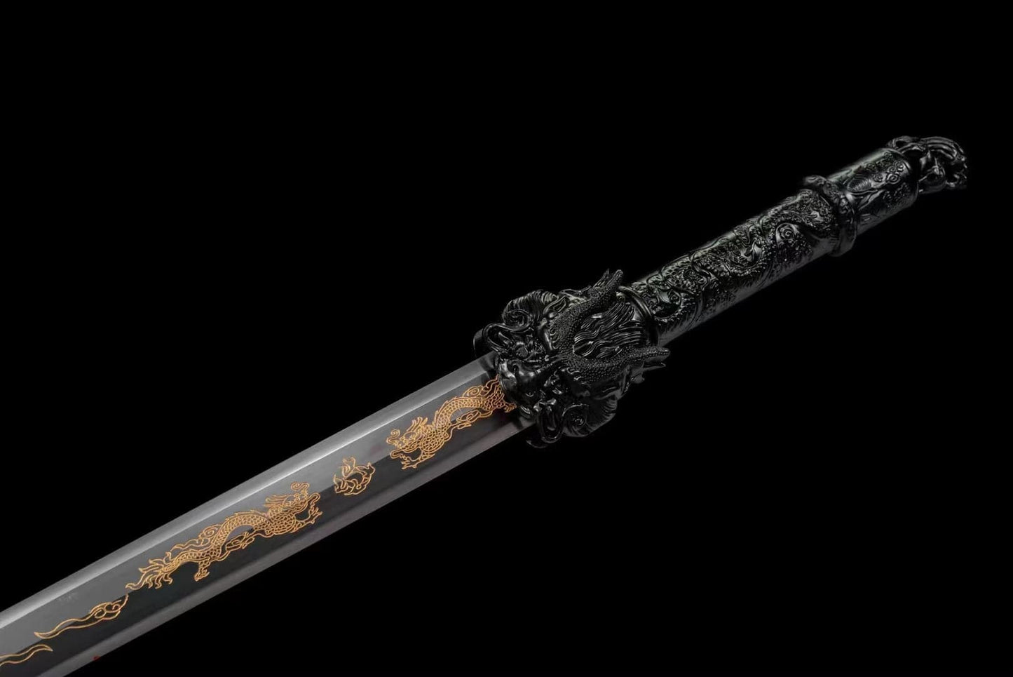 Handmade Manganese Steel Dragon King Chinese Sword
