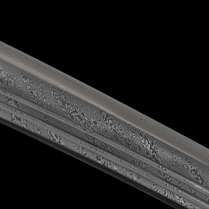 Handmade God of War Pattern Steel One-piece forging